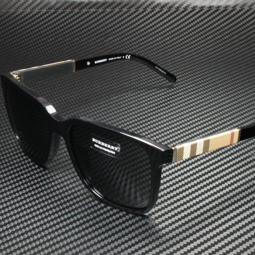 Burberry Black Men's 58m Sunglasses! New!